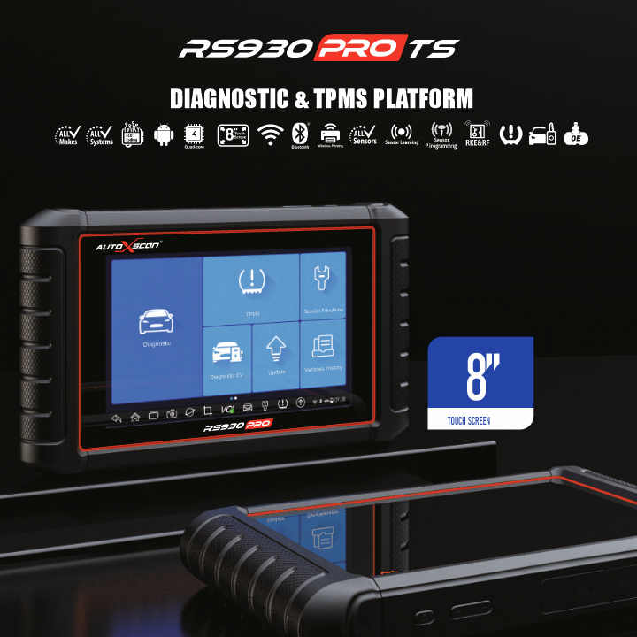 RS930 PRO + ZESTAW ADAPTERÓW OBDI - AUTOXSCAN